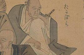 Retrato de Ueshima Onitsura por Yosa Buson
