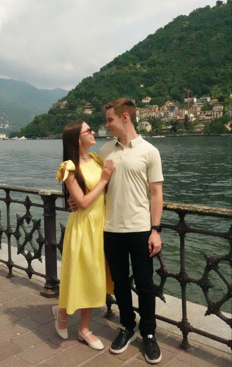 Una romántica postal de Anneke Rahn y Joshua Duerksen. (Instagram/Anneke Rahn)