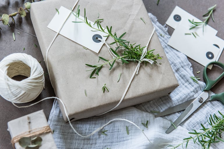Regalos navideños con aroma a romero.