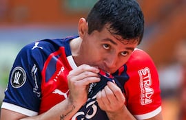 Jorge Daniel Espinoza Salinas (32 años), experimentada figura goleadora de Cerro Porteño futsal.