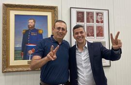 Erico Galeano y Santiago Peña