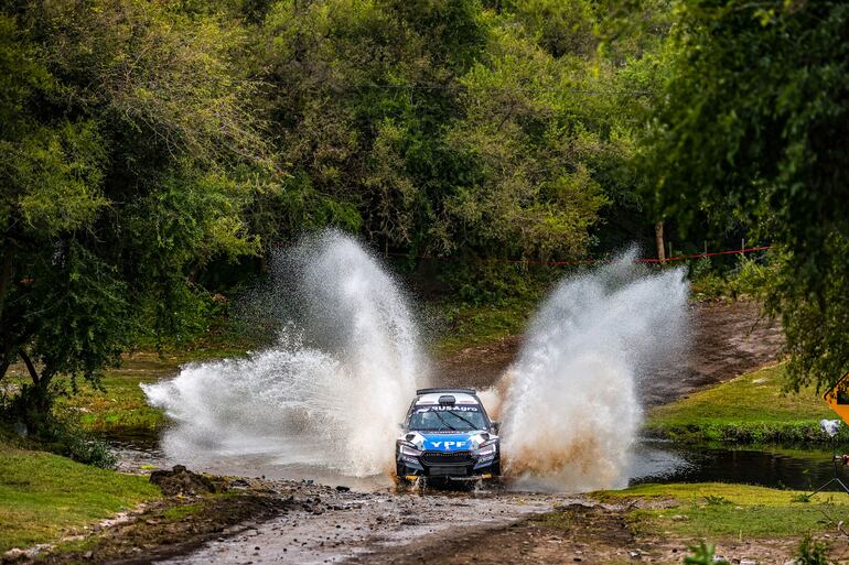 Federico Villagra y Diego Curletto comandan las acciones en Mina Clavero. Foto: Lucas Martínez.