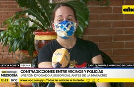 Masacre en Capiatá: Contradicciones entre vecinos y policías