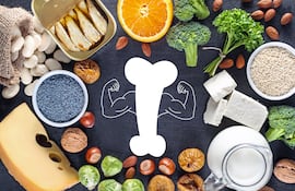 Alimentos para mantener los huesos sanos.