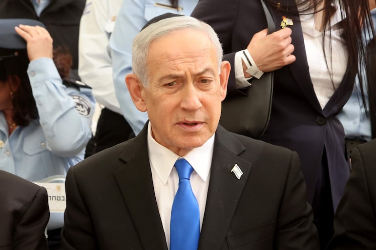 Benjamin Netanyahu, primer ministro de Israel. 