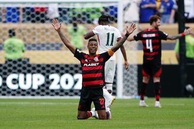Bruno Henrique, figura ofensiva del Flamengo de Río de Janeiro.