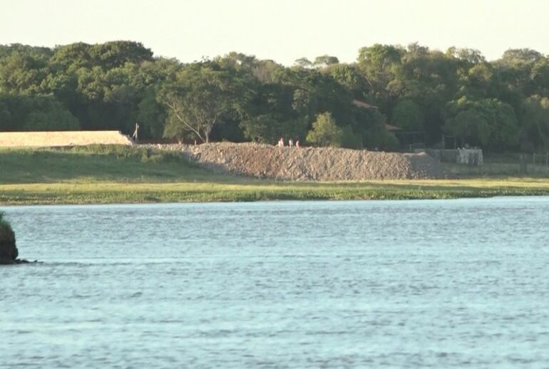 Vista de la obra atribuida al propietario de un barrio cerrado.
