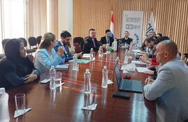 Reunión en el caso del periodista Santiago Leguizamón, asesinado en 1991 en Pedro Juan Caballero.