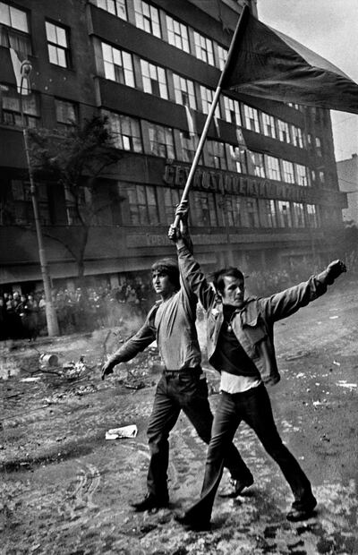 Praga, 1968. Fotografía de Josef Koudelka.