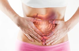 Concepto de problemas digestivos.