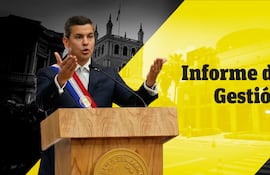 Santiago Peña presenta su segundo informe de gestión.