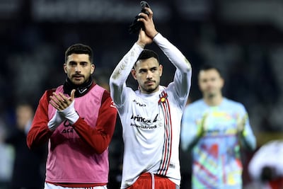 El delantero paraguayo, Arnaldo Antonio Sanabria Ayala (29 años) tras la finalización del partido por la decimoquinta fecha de la Serie A de Italia, en el que su equipo, Cremonese cayó de visitante ante Torino FC. (Foto: Cremonese)