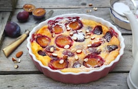 Clafoutis de ciruela.