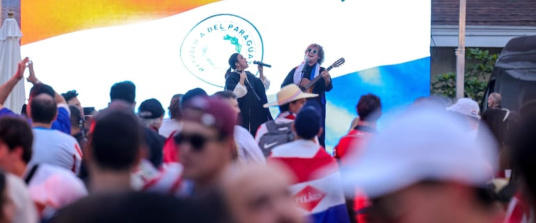 Purahéi Soul compartió una gran fiesta con los paraguayos en Estados Unidos.