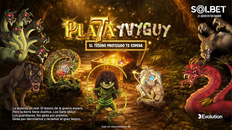 "Plata Yvyguy" es el nuevo juego de tragamonedas de Solbet Casino Online.