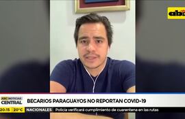 Becarios paraguayos no reportan covid-19
