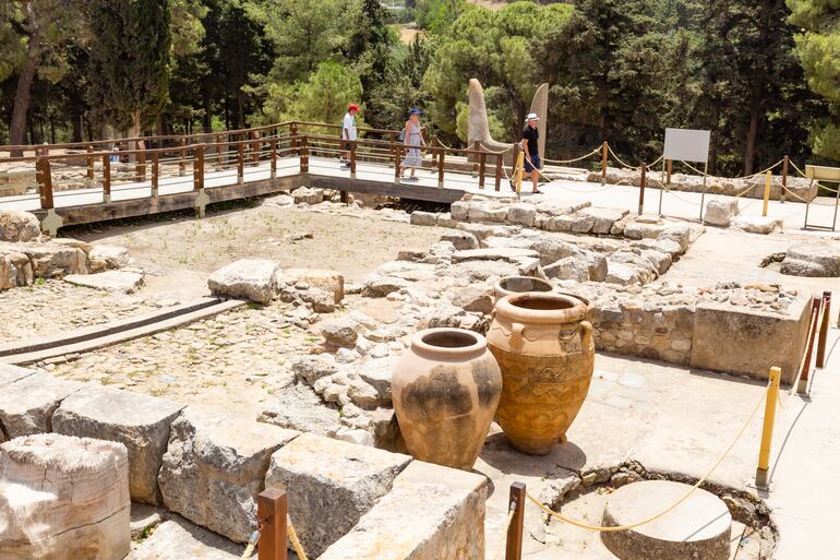 Ruinas del Palacio de Knossos, Creta, Grecia.