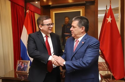 José Duarte y Horacio Cartes.