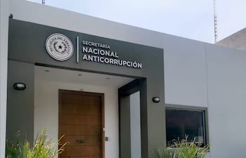 Fachada de la Secretaría Nacional Anticorrupción (SENAC).