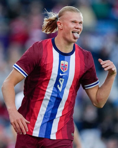 Erling Haaland suma 39 goles en 40 partidos con la selección de Noruega.
