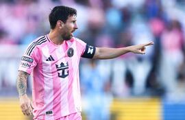 El astro argentino Lionel Andrés Messi Cuccittini (38 años), elegido como el jugador del mes en la MLS.