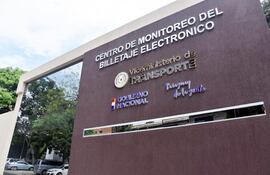 El edificio del Centro de Monitoreo del Billetaje Electrónico fue construido en la sede del Viceministerio de Transporte.
