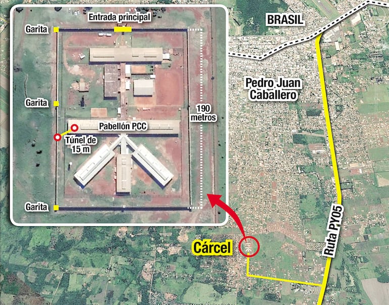 Dejaron de revisar pabellón del PCC justo cuando comenzó la excavación del túnel