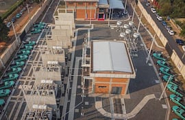 Subestación del Sistema Metropolitano de la ANDE.