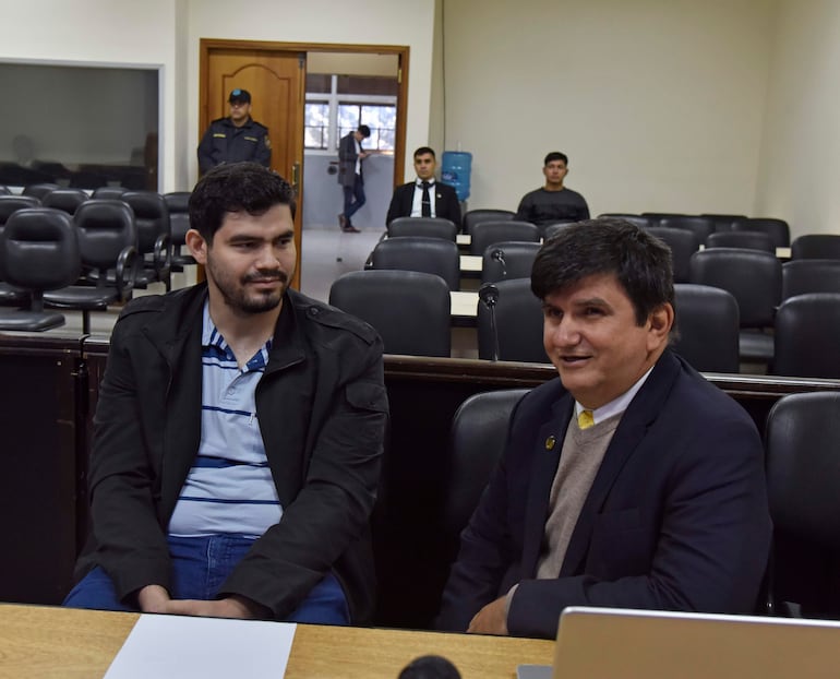 Iván Villalba en la audiencia preliminar