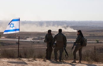 Soldados israelíes cerca de la frontera de Israel con la Franja de Gaza. (Imagen de archivo)