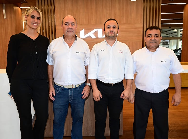 Jessica Anderson, César Conigliaro, Rafael Gabriaguez y Mario Venialgo.