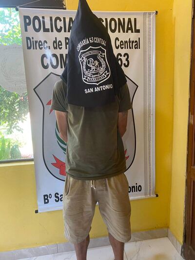 El supuesto abigeo detenido en San Antonio, Daudelio Valenzuela.