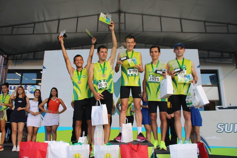 El podio quedó conformado con Alberto Hernán Pizarro Centurión en el primer lugar, seguido por Agustín Da Silva en el segundo puesto y Fernando Cabrera en la tercera posición, mientras que Andrés Agüero se ubicó cuarto y Alexander Ayala en el quinto lugar.