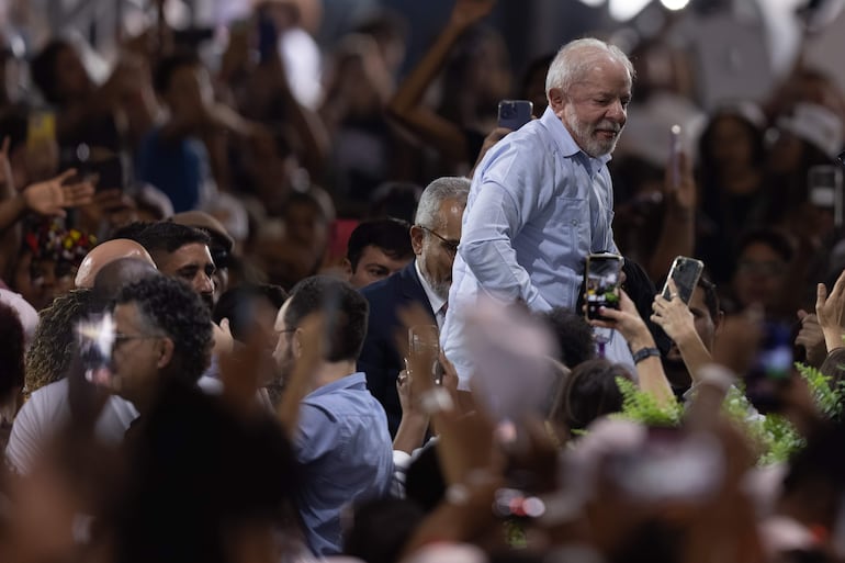 El presidente de Brasil, Luiz Inácio Lula da Silva, durante un evento en Sao Paulo, el pasado martes.