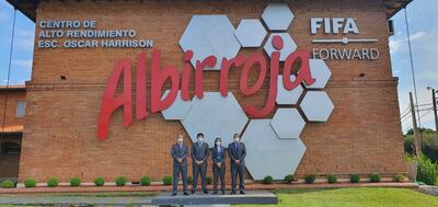 Los 32 jugadores de la Albirroja se realizaron las pruebas.