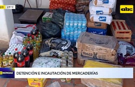 Video: Detención e incautación de varias mercaderías