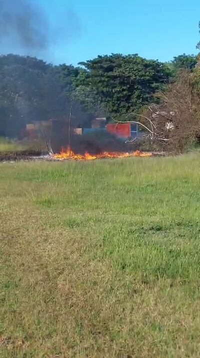 Incendio en zona del CIT