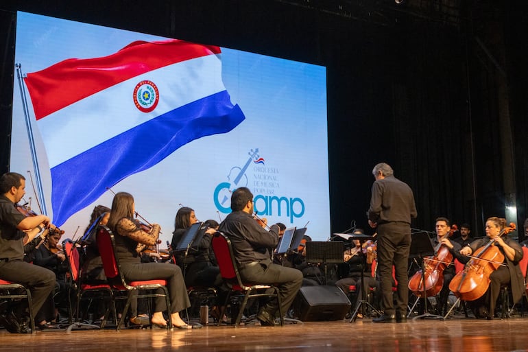 La Orquesta Nacional de Música Popular (Onamp) celebra hoy su segundo aniversario con un concierto en el Teatro Municipal "Ignacio A. Pane".