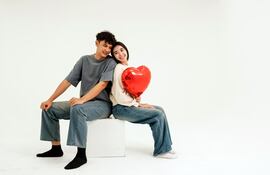 Pareja de enamorados.