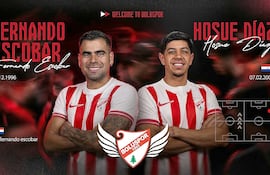 Fernando Escobar y Hosué Díaz, futbolistas paraguayos del Boluspor.