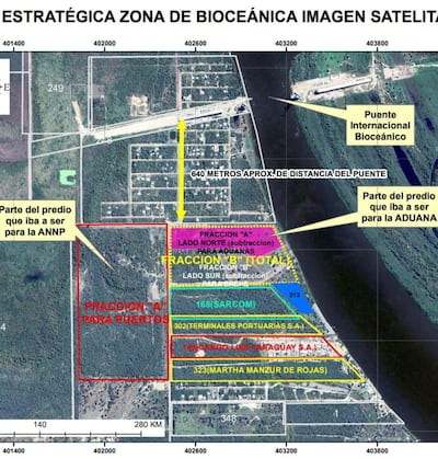 Lote de la empresa Sarcom, donde el ministro de Industria y Comercio (MIC), Javier Giménez, sería accionista.
