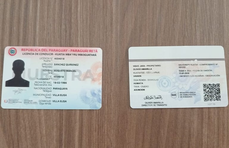 Nuevas licencias de conducir con QR.