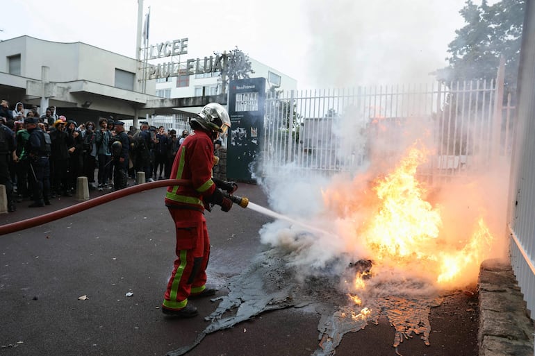 Protestas en Francia.