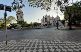 Vista de la Basílica Menor "Nuestra Señora del Pilar" de la ciudad de Pilar.