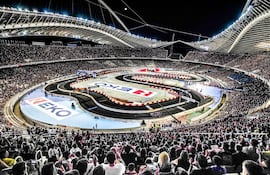 El estadio Olímpico de Atenas fue sede de la primera prueba especial del Rally Acrópolis.