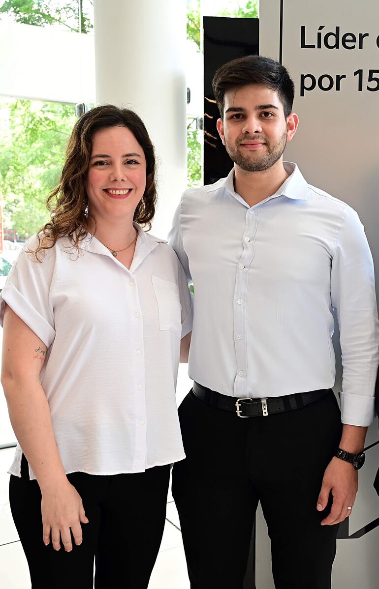 Alexandra Ratzlaff e Isaac Cáceres.