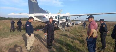 La avioneta comercial fue secuestrada desde la zona de Canindeyú y terminó en Paraguarí.