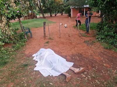 Alberto Domínguez Benítez (45) fue asesinado frente a su vivienda.