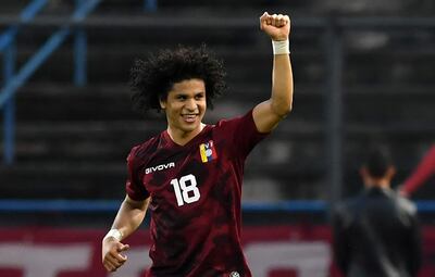 Eduard Bello marcó el segundo gol venezolano.