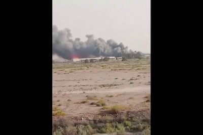 Foto de un ataque que afectó el territorio de Kuwait.